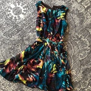 Ronni Nicole colorful dress NWT
